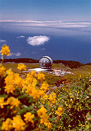 Observatorium GTC auf dem Roque de Los Muchachos v. La Palma